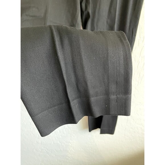 Talbots Classic Slim Pants Woman's Size 12 Black with Side Zip - Picture 15 of 16